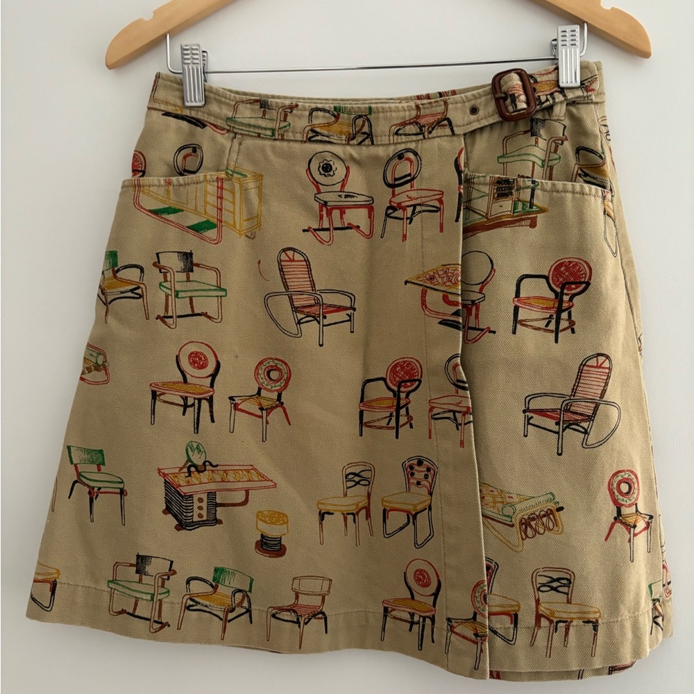 Anthropologie Wrap Skirt, size 8
